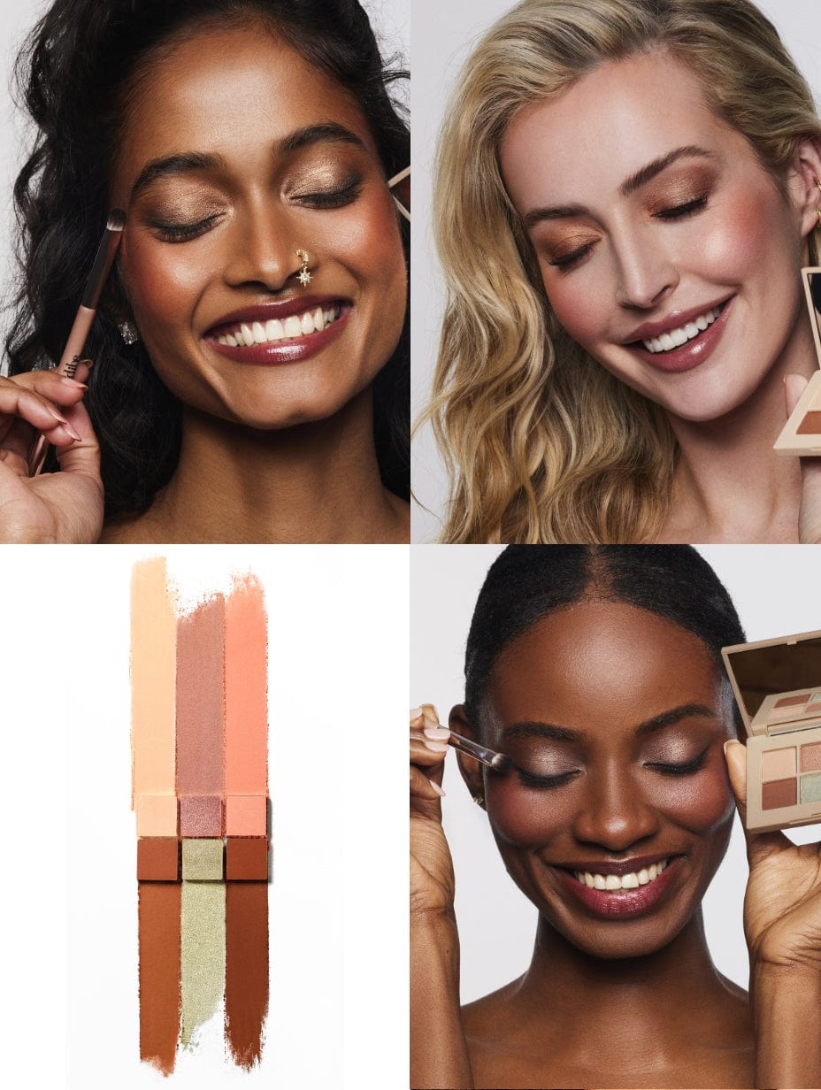 The Palm Palette - Peaches In Hand - Collage Image